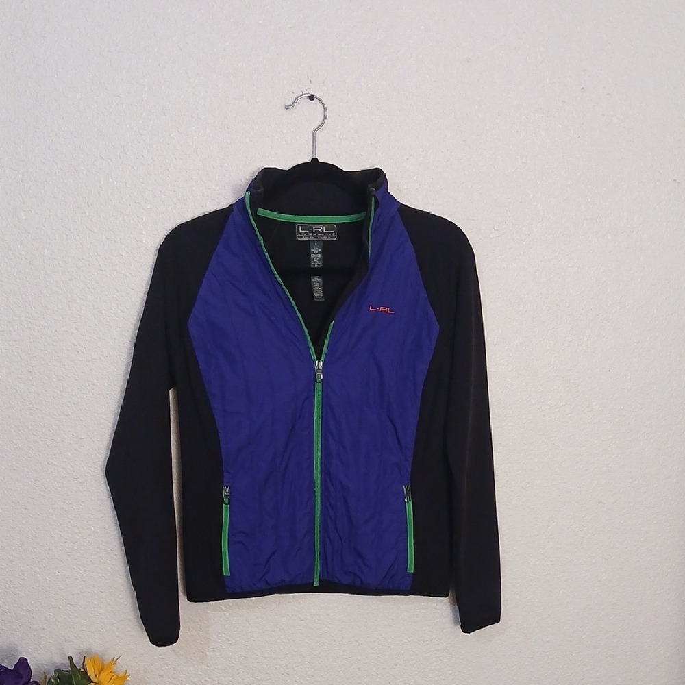 Lauren Ralph Lauren Women's Vibrant Purple and Black Ski Jacket